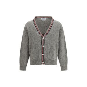 Thom Browne Gray Wool Oves Aries Men's Cardigan